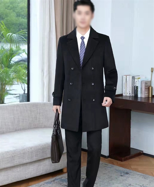 毛呢大衣工装
